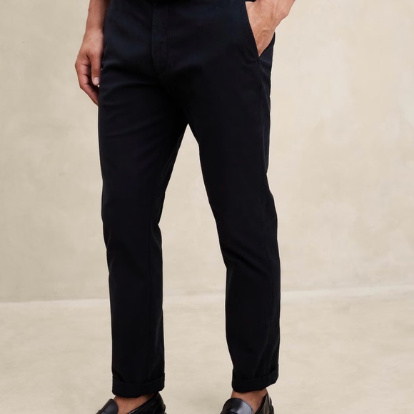 Banana Republic Aiden Slim Fit Chino Pants Men’s 32x30 Navy Blue EUC - Picture 3 of 9